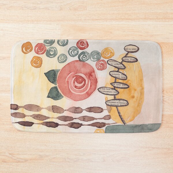 Item preview, Abstract water colour collage designed and sold by JadeWuArt.
