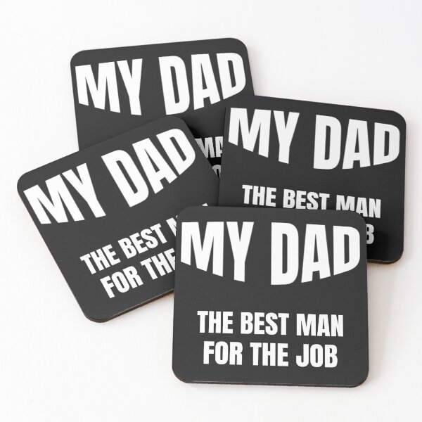 Item preview, MY FATHER, THE BEST MAN FOR THE JOB, BIRTHDAY, FATHERS DAY,  designed and sold by R B Chrystal.