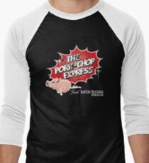 Pork Chop Express - Distressed Men's Baseball ¾ T-Shirt