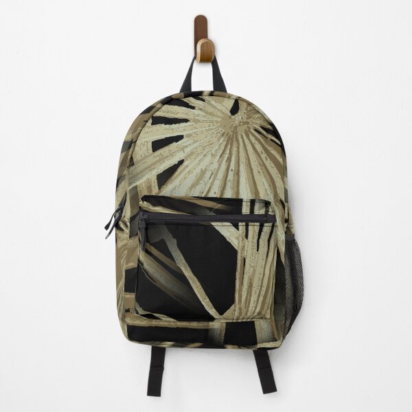 Item preview, Brown On Black Tropical Vibes Beach Palmtree Vector designed and sold by taiche.