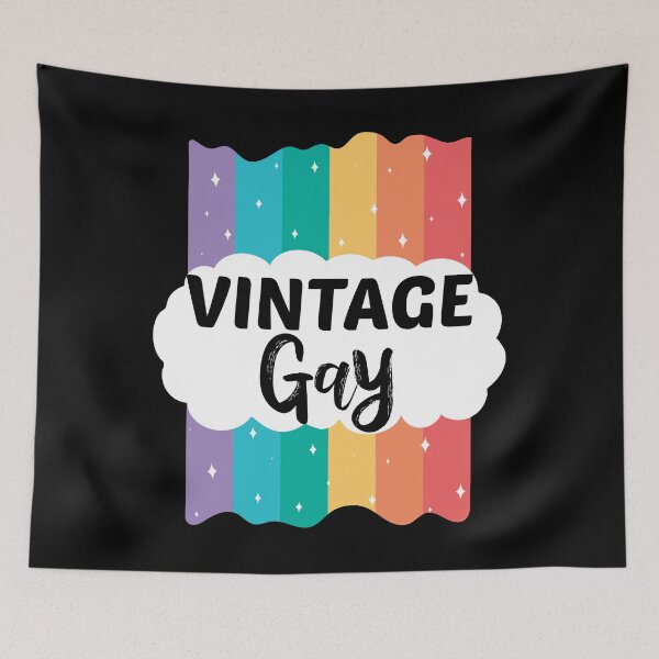 Item preview, Bandera LGBT del orgullo gay vintage Feliz mes del orgullo LGBTQ divertido designed and sold by . JustBeUnique ..