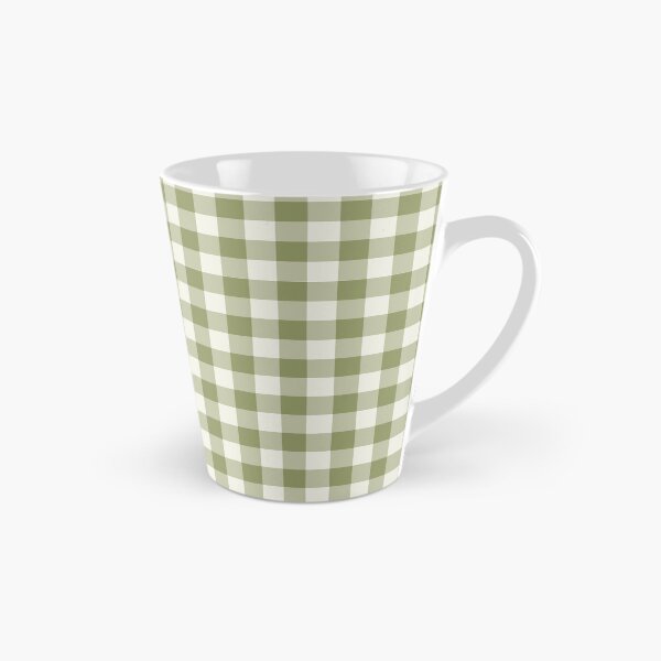 Item preview, Sage Green and White Gingham Checkered Pattern Aesthetic designed and sold by LemonCinammon.