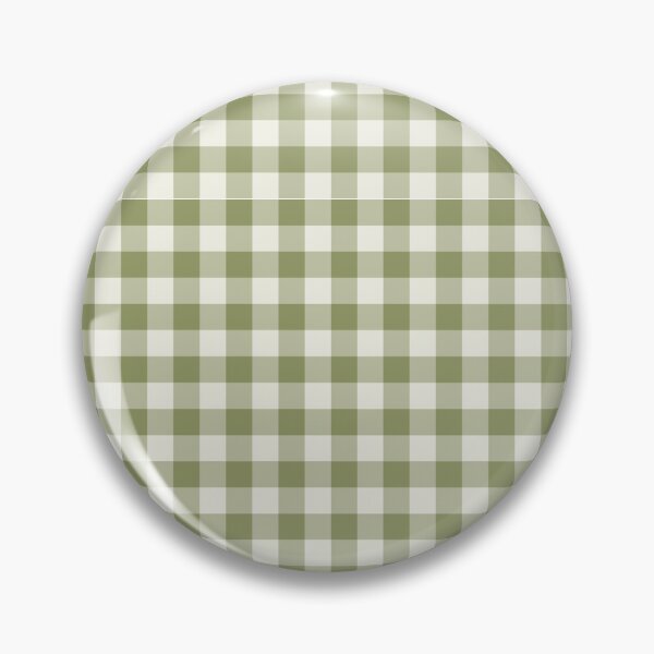 Item preview, Sage Green and White Gingham Checkered Pattern Aesthetic designed and sold by LemonCinammon.