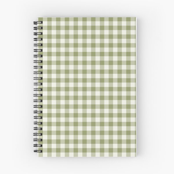 Item preview, Sage Green and White Gingham Checkered Pattern Aesthetic designed and sold by LemonCinammon.