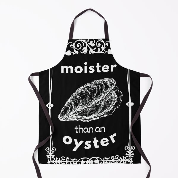 Item preview, Moister than an oyster, fancy white designed and sold by DeVeauDesign.