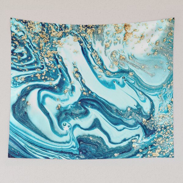 Item preview, Blue and Golden Shimmer Stone designed and sold by aartidote.