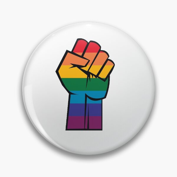Item preview, fist, rainbow, lgbt, love, pride flag designed and sold by Galena Georgieva.