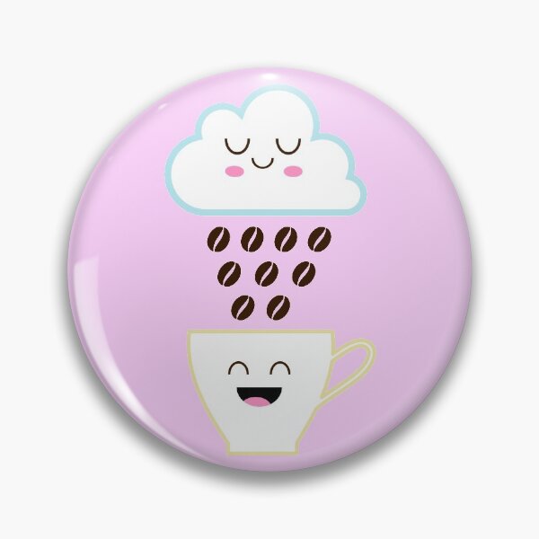 Item preview, coffee cloud rain cute kawaii coffee lovers designed and sold by joy4shirt.