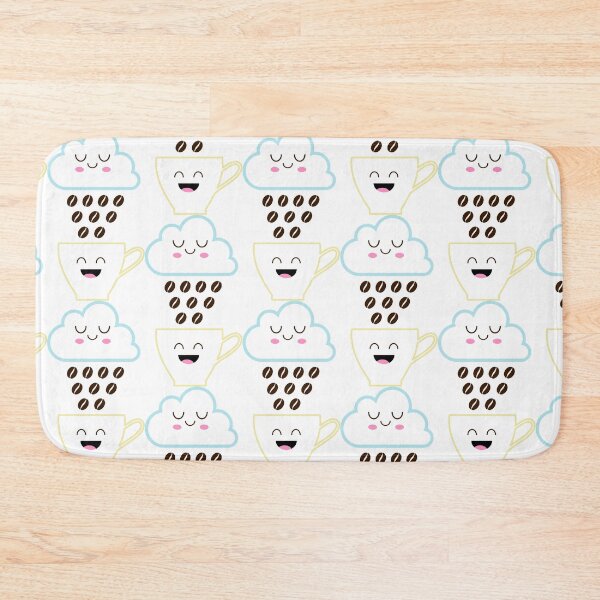 Item preview, coffee cloud rain cute kawaii coffee lovers designed and sold by joy4shirt.