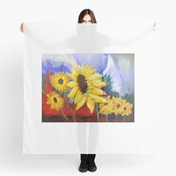 Sunflowers Scarf