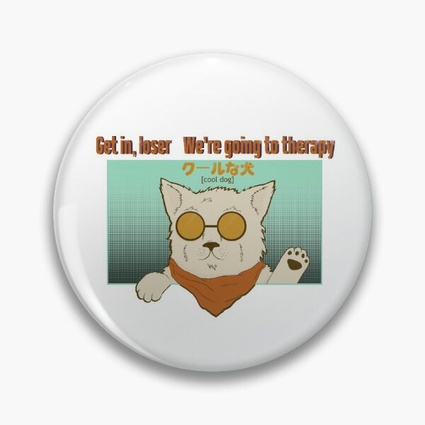 Item preview,  Dog wearing sunglasses inviting you to go to therapy  designed and sold by AmpawPawp.