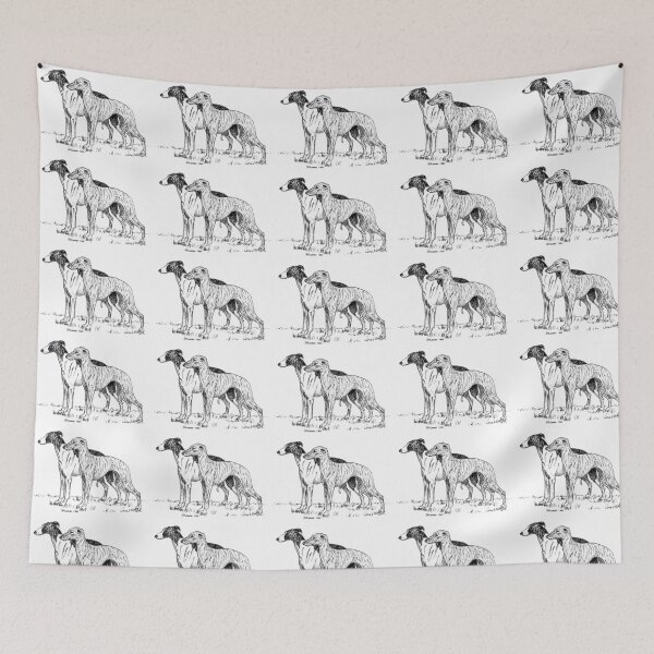 Item preview, Pair of Whippets designed and sold by Terry McNamee.