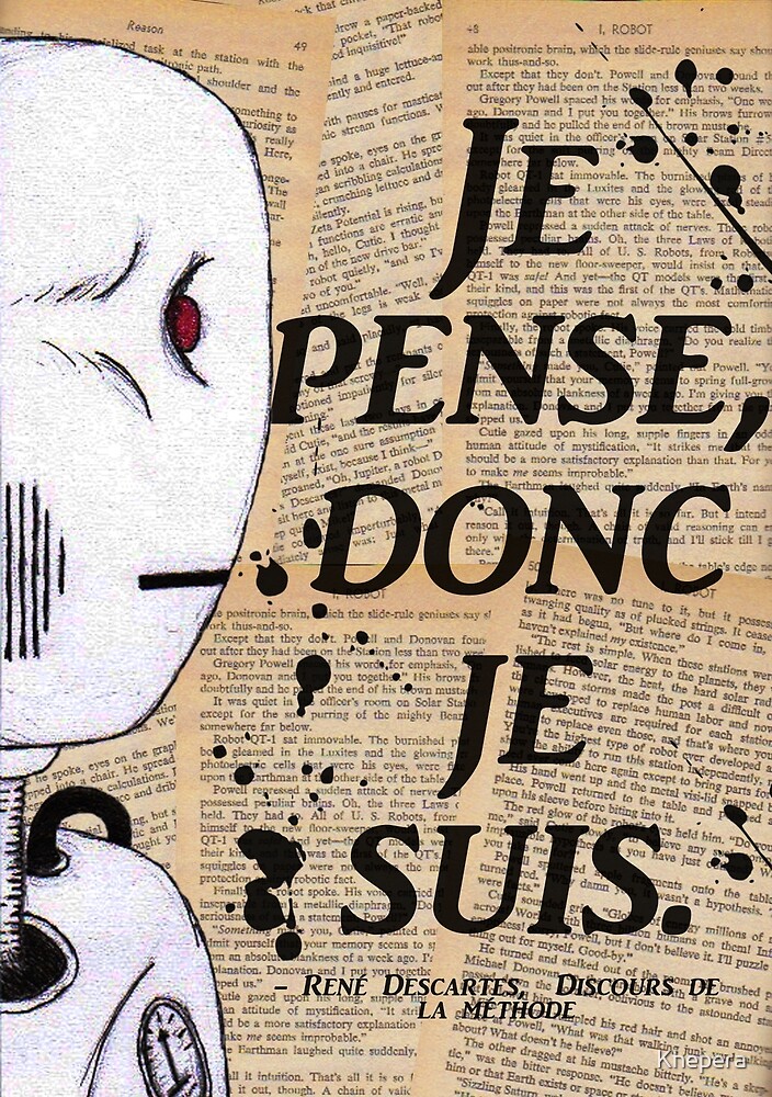 "Je pense, donc je suis." by Khepera Redbubble