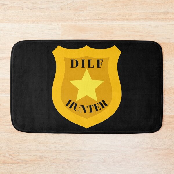 Item preview, DILF Hunter Yellow Star Badge designed and sold by CaitU.