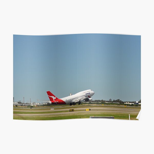 QANTAS 747-400 Poster