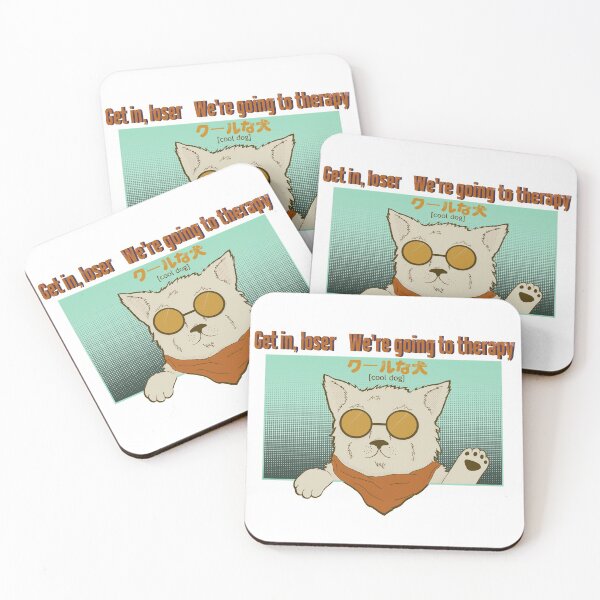 Item preview,  Dog wearing sunglasses inviting you to go to therapy  designed and sold by AmpawPawp.