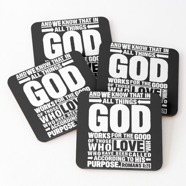 Item preview, Romans 8:28 In All Things God Works For The Good Of Those Who Love Him designed and sold by plushism.