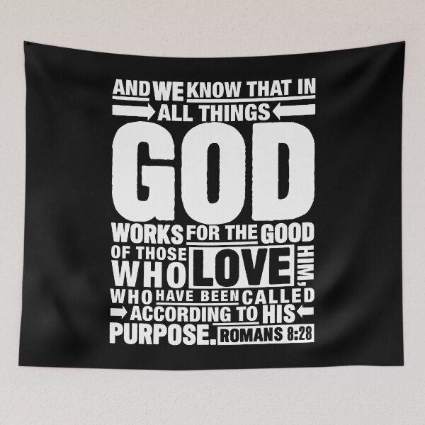 Item preview, Romans 8:28 In All Things God Works For The Good Of Those Who Love Him designed and sold by plushism.