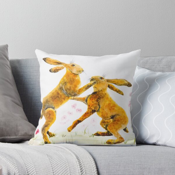 Item preview, Boxing Hares designed and sold by DHWebb Art.