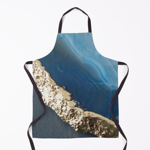 Item preview, Dark Blue and Golden Shimmer Agate designed and sold by aartidote.