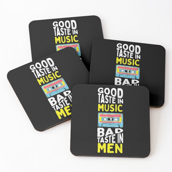 Item preview, Good Taste in Music Bad Taste In Men, Vintage Retro Graphic designed and sold by ramenrose.