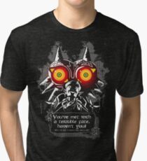 Majoras Mask - Meeting With a Terrible Fate Tri-blend T-Shirt