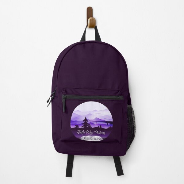 Item preview, Blue Ridge Parkway - Waterfall, Black Bear, Mnts - 28 Purple designed and sold by serenaking.