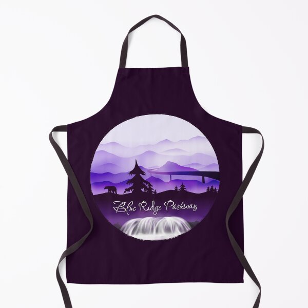 Item preview, Blue Ridge Parkway - Waterfall, Black Bear, Mnts - 28 Purple designed and sold by serenaking.