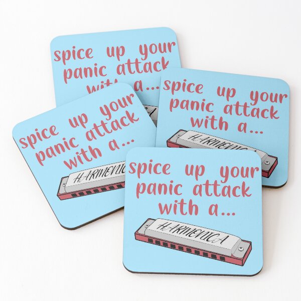 Item preview, Spice up your panic attack with a harmonica designed and sold by DesignsBySaxton.