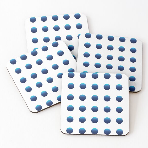 Item preview, Cool Sea Blue Polka Dots | Ocean Blue Dots Dotted designed and sold by kmcs.
