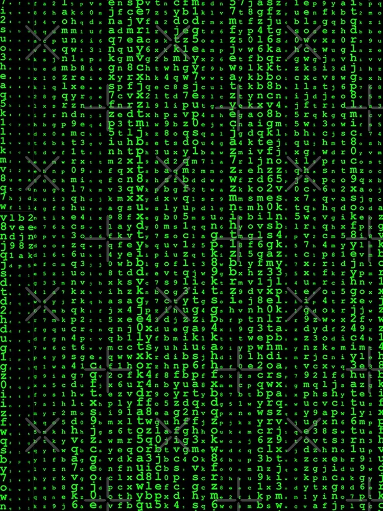 Thumbnail 4 of 4, iPhone Case, Matrix Code Abstract Pattern Designs designed and sold by SeventhGate.