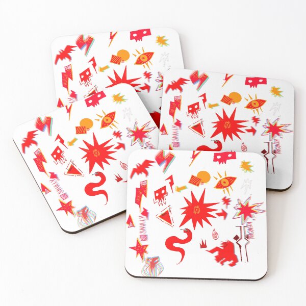 Item preview, Red sky pattern designed and sold by outofflow.