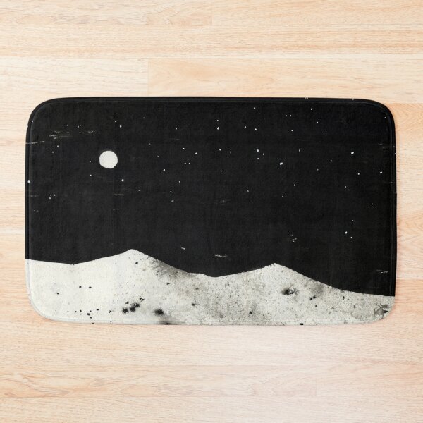 Item preview, The moon in the night sky designed and sold by yuzudesign.