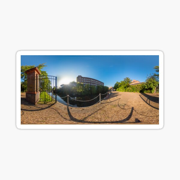 360 degree panorama of the River Wensum, Norwich Sticker