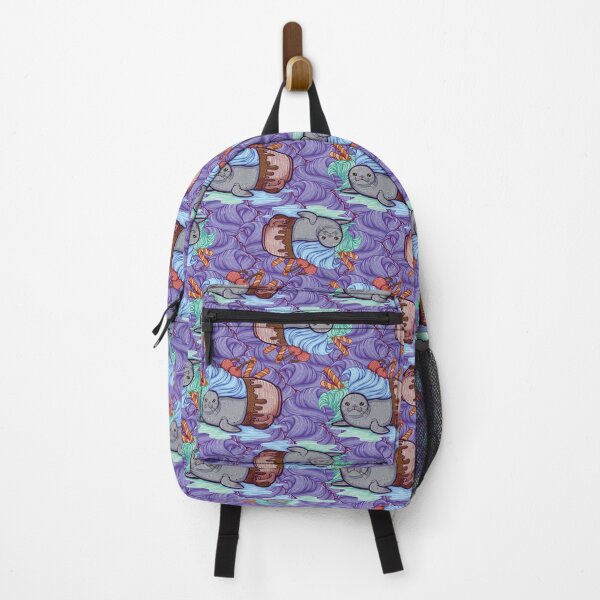 Item preview, Sundae Seal Line Art Seamless Surface Pattern Design designed and sold by ZaryaKiqo.