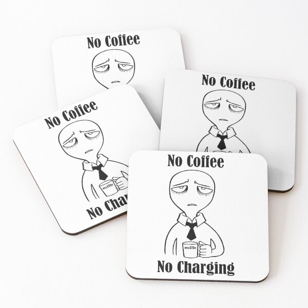 Item preview, No Coffee No Charging designed and sold by abooobrand.
