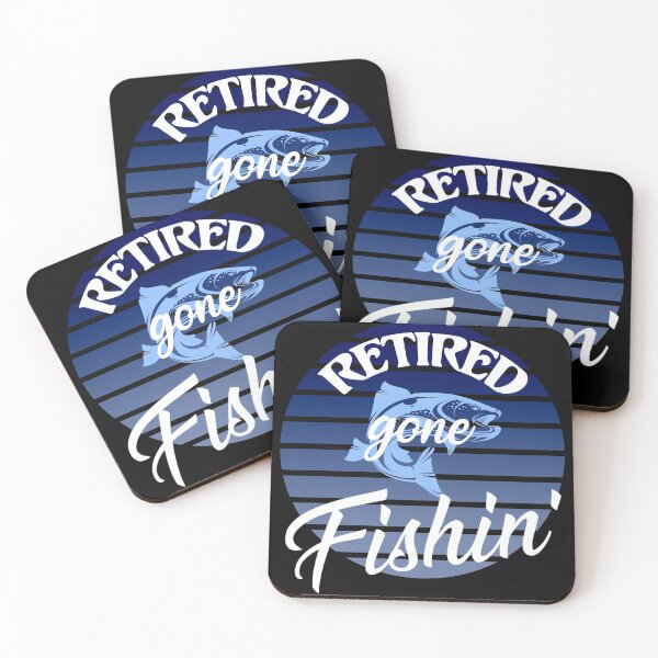 Item preview, Retired Gon Fishin' Blue Retro Stripes designed and sold by Zurickdesigns.