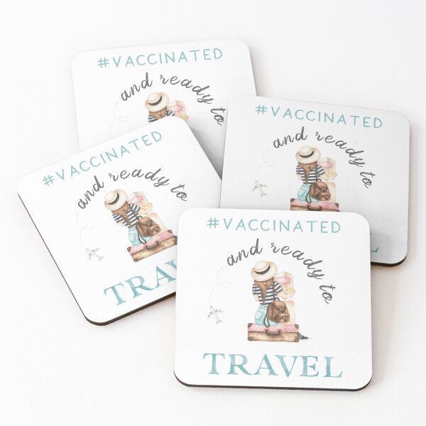Item preview, Vaccinated And Ready To Travel Girl designed and sold by Teelightful.