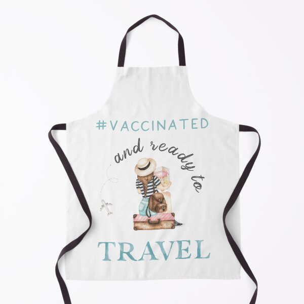 Item preview, Vaccinated And Ready To Travel Girl designed and sold by Teelightful.