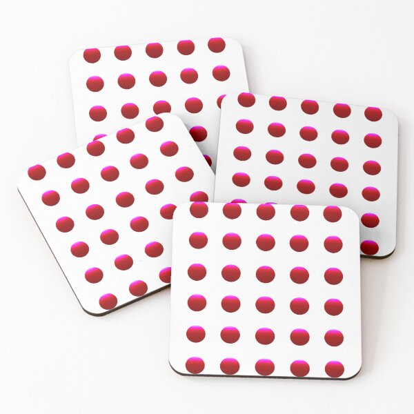 Item preview, Red with Purple Top Polka Dots | Colorful Dots Dotted designed and sold by kmcs.