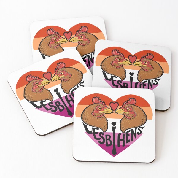Item preview, Lesbihens (flag version) designed and sold by P-Orange-Art.