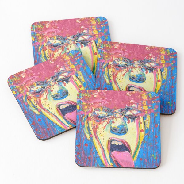 Item preview, Face Pop Art tongue out designed and sold by MontekkiArt.