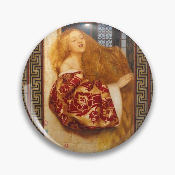 Item preview, RAPUNZEL SINGS FROM THE TOWER Antique Fairy Tale designed and sold by BulganLumini.