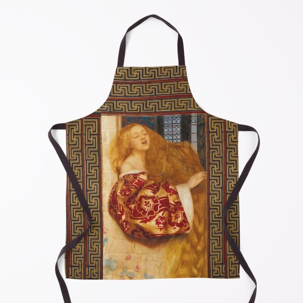 Item preview, RAPUNZEL SINGS FROM THE TOWER Antique Fairy Tale designed and sold by BulganLumini.
