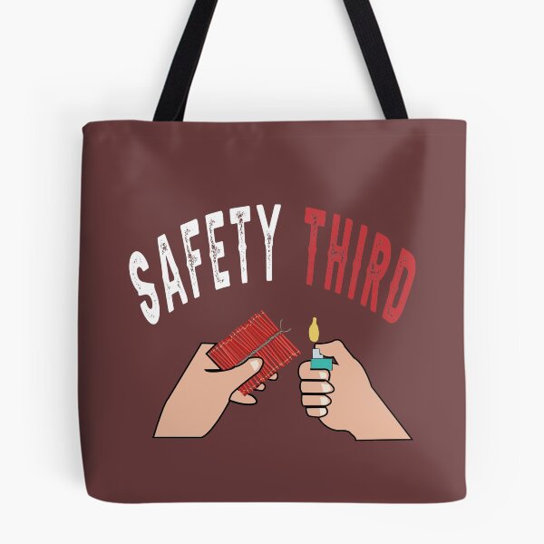 Item preview, fireworks Safety Third shirt, safety third mask, safety third sticker designed and sold by AMZBlacKStore.