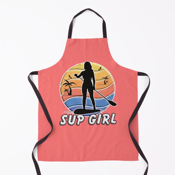 Item preview, SUP girl paddling paddle board stand up paddling designed and sold by Momentfaenger.