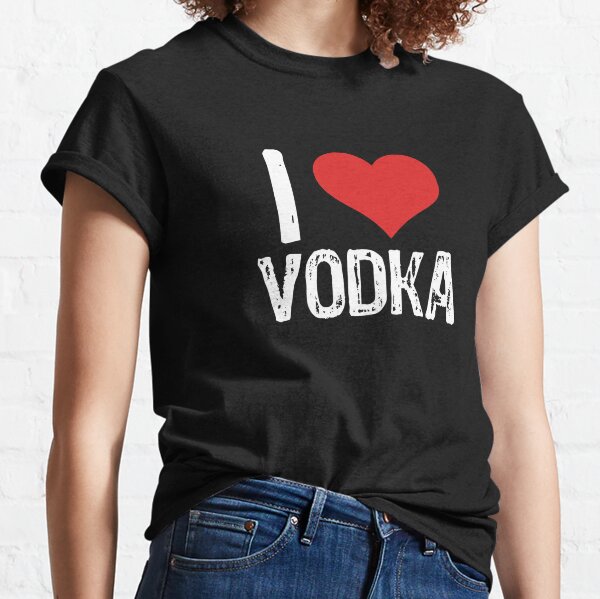 I Love Vodka Therapy is Too Expensive Drinking Shirt 