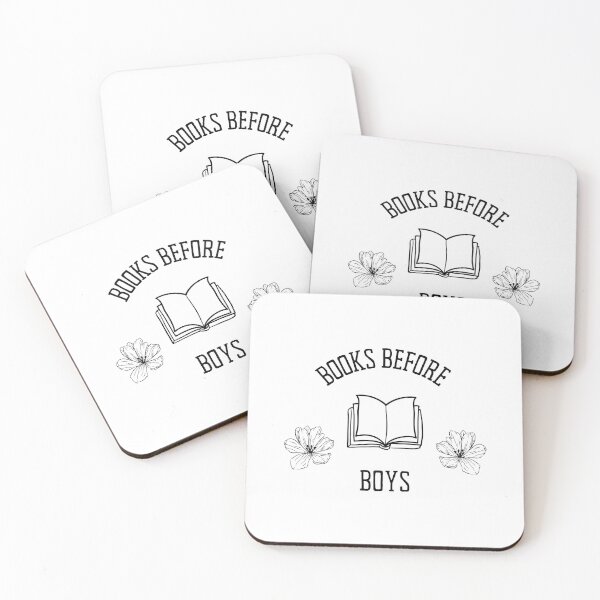 Item preview, Books before boys emblem designed and sold by Rebel Misfits.