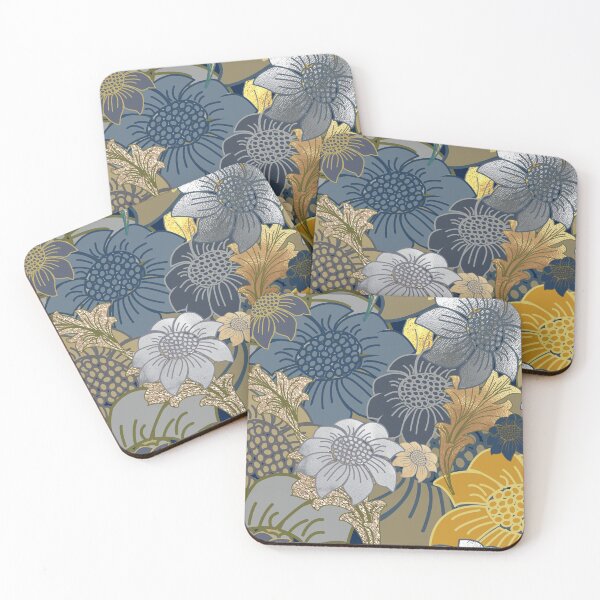 Item preview, William Morris Strawberry Thief Sunflower - Retro 70s 80s floral seamless pattern. Caroline Laursen original designed and sold by Caroline Laursen.
