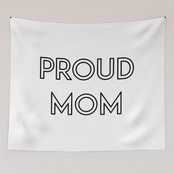 Item preview, Proud Mom Typography Text Design designed and sold by kerimeart.